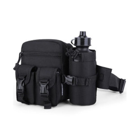 Sac banane Pioneer avec gourde - Noir - Kombat Tactical