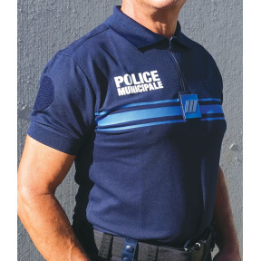 Polo de manga corta Cooldry para Policía Municipal - Equipamiento Patrol