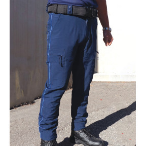 Lekkie spodnie interwencyjne matowy niebieski dopasowane Policja Miejska - Patrol