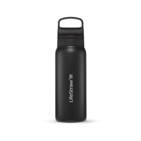 Gourde filtrante en acier inoxydable 650mL Go Series - Noir - LifeStraw