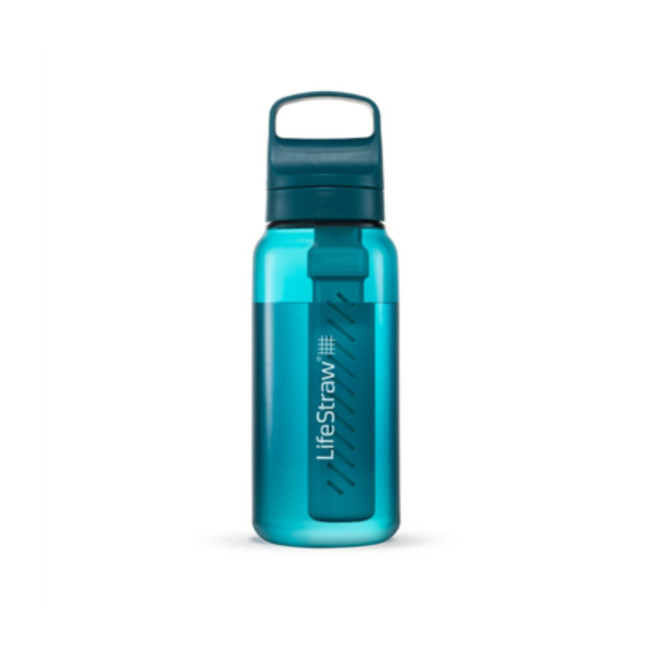 Filterende waterfles 1L Go Serie - Laguneblau - LifeStraw