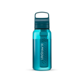 Filterende waterfles 1L Go Serie - Laguneblau - LifeStraw
