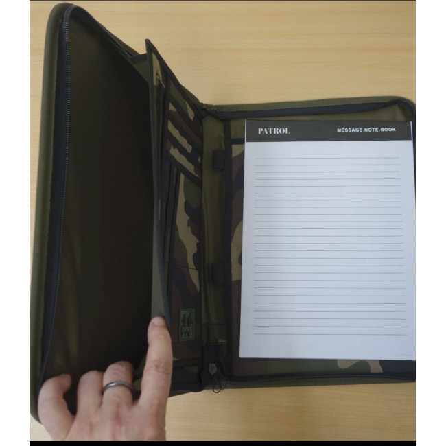 Documentenmap A4 camo CE -Patrol Equipement