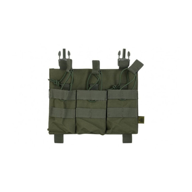 Panneau Force avec triple porte-chargeur AK/36 - Vert OD - Delta Tactics