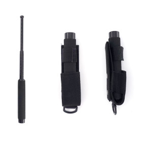 TELESCOPISCHE WAPENSTOK GEHARD STAAL SCHUIMGREEP+ HOLSTER 40 CM - Patrol Equipment
