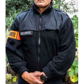 Bluza polarowa czarna SECURITE