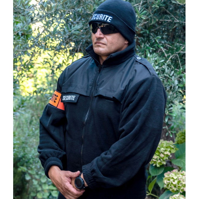 Blouson polaire SECURITE Noir -Patrol Equipement