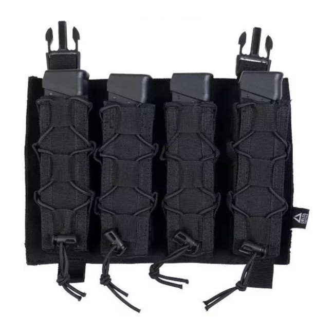 Panneau Force avec 4 porte-chargeurs SMG 9mm - Noir - Delta Tactics