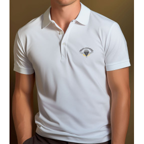 Polo blanc manches courtes Para - Patrol