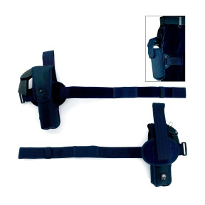 Porte aérosol de cuisse bleu 500 ml police municipale - Patrol Equipement
