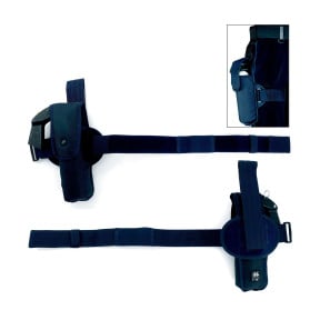 Porte aérosol de cuisse bleu 500 ml police municipale - Patrol Equipement