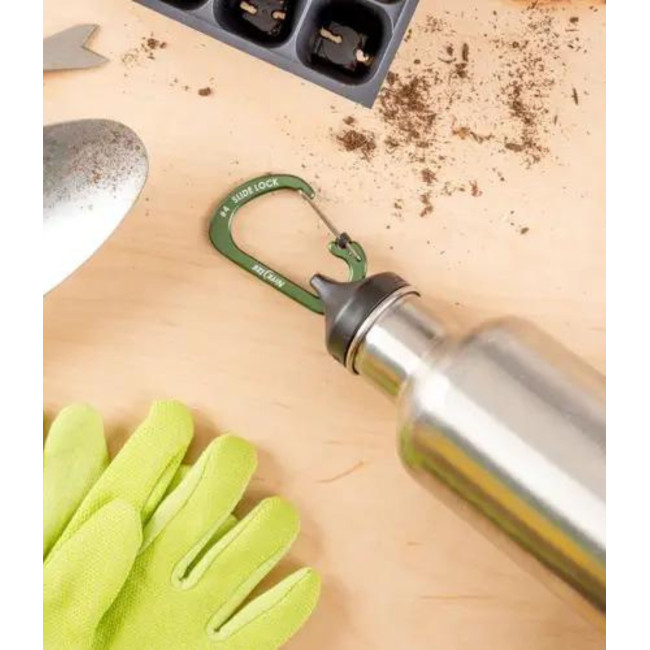 SlideLock® Carabiner Aluminum 4 - Olive - nite ize