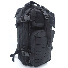 Schwarzer Rucksack ASSAULT Pack MOLLE-System Laserschnitt 27L -Patrol Equipement