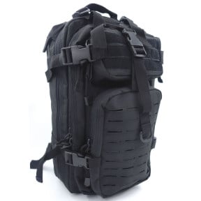 Zwarte rugzak ASSAULT Pack MOLLE Systeem Laser Gesneden 27L -Patrol Equipement
