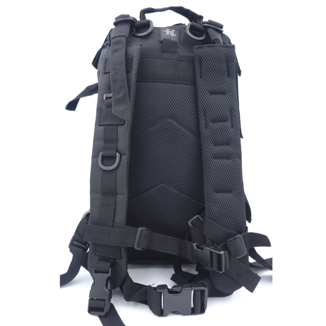 Czarny plecak ASSAULT Pack System MOLLE Cięcie Laserowe 27L -Patrol Equipement
