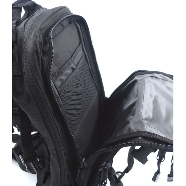 Sac à dos noir ASSAULT Pack Système MOLLE Découpe Laser 27L -Patrol Equipement