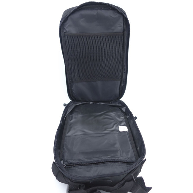 Sac à dos noir ASSAULT Pack Système MOLLE Découpe Laser 27L -Patrol Equipement