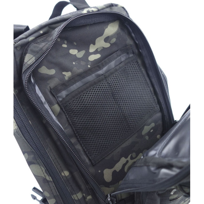 Plecak ASSAULT Pack System MOLLE Cięcie Laserowe 27L Camo Czarny -Patrol Equipement