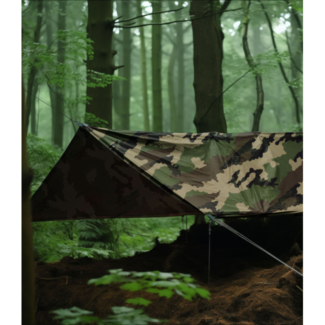 Plandeka poliestrowa ze szwami wodoszczelnymi 2 x 3 m - Patrol Equipement