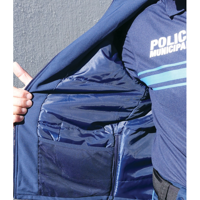 Kurtka Softshell Policja Miejska na duży mróz pikowana -Patrol Equipement