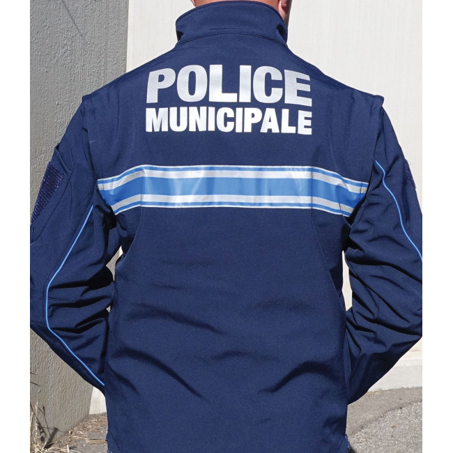Softshell Jas Gemeentepolitie 2-in-1 uitneembare mouwen -Patrol Equipement