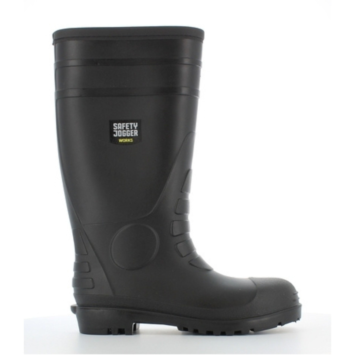 Botas de seguridad Hercules en PVC negro Safety Jogger