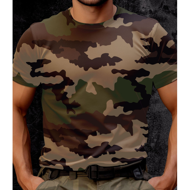 Tee-shirt manches courtes Camo CE -Patrol Equipement