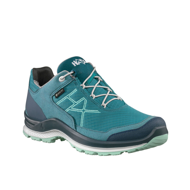 Chaussures BLACK EAGLE Adventure 3.0 GTX Ws low - Bleu Canard Menthe - Haix