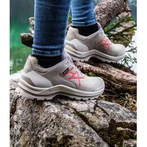 Schuhe BLACK EAGLE Adventure 3.0 GTX Ws low - Beige Scharlachrot - Haix