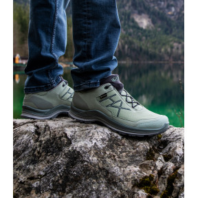 Schuhe BLACK EAGLE Adventure 3.0 GTX low - Salbeigrün - Haix