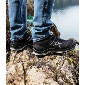 Buty BLACK EAGLE Adventure 3.0 GTX low - Czarny Srebrny - Haix