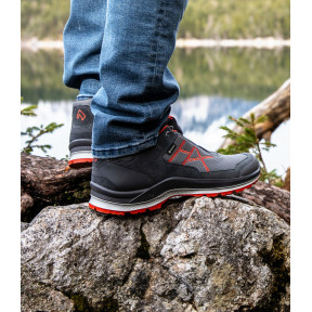 Buty BLACK EAGLE Adventure 3.0 GTX low - Graphite Orange - Haix