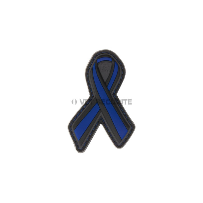 Patch gumowy Thin Blue Line Ribbon - JTG