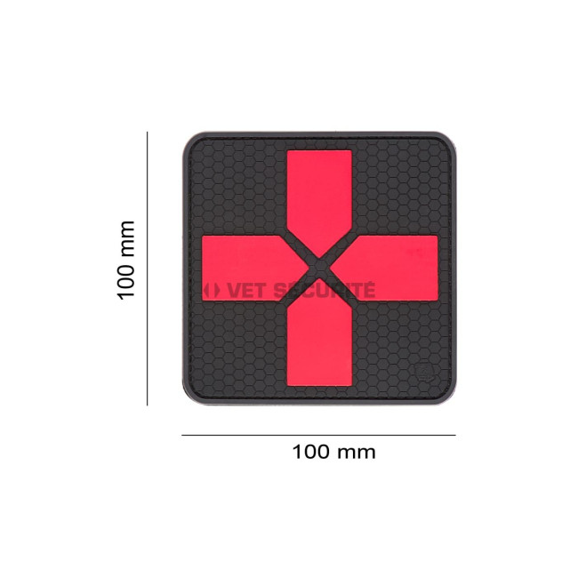 Patch gumowy Big Cross Medic - Blackmedic - JTG