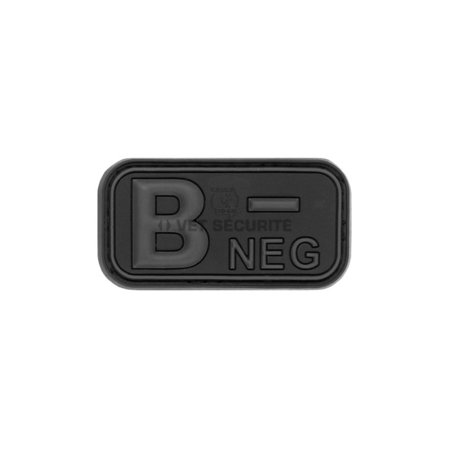 Patch en gomme groupe sanguin B- Blackops - JTG