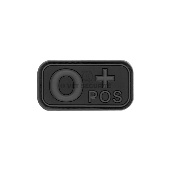 Patch en gomme groupe sanguin O+ Blackops - JTG