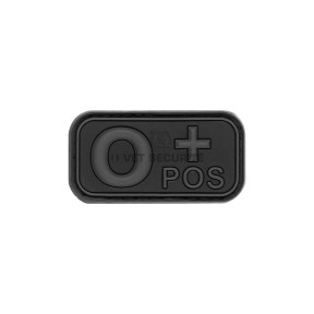 Patch en gomme groupe sanguin O+ Blackops - JTG