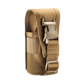 Porte fumigene ctb en mesh avec rabat & attache molle coyote - FrogPro