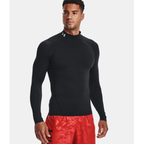 Heren top met lange mouwen en col montant HeatGear® Armour - Zwart - Under Armour