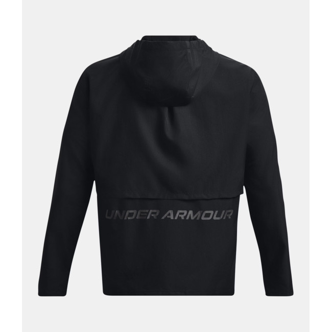 Kurtka męska UA Launch Hooded - Czarna - Under Armour