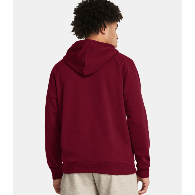 UA Rival Fleece Hoodie für Herren - Kardinalrot - Under Armour