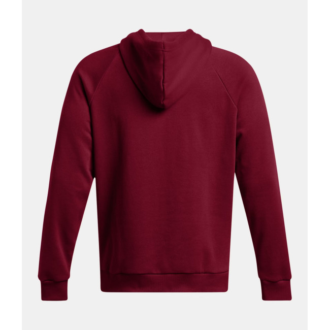 Hoodie polaire homme UA Rival - Rouge Cardinal - Under Armour