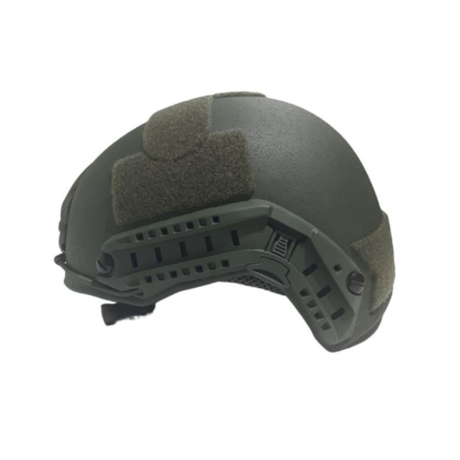 Casque balistique NIJ IIIA hi cut vert - Le Protecteur