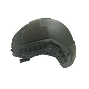 Casque balistique NIJ IIIA hi cut vert - Le Protecteur