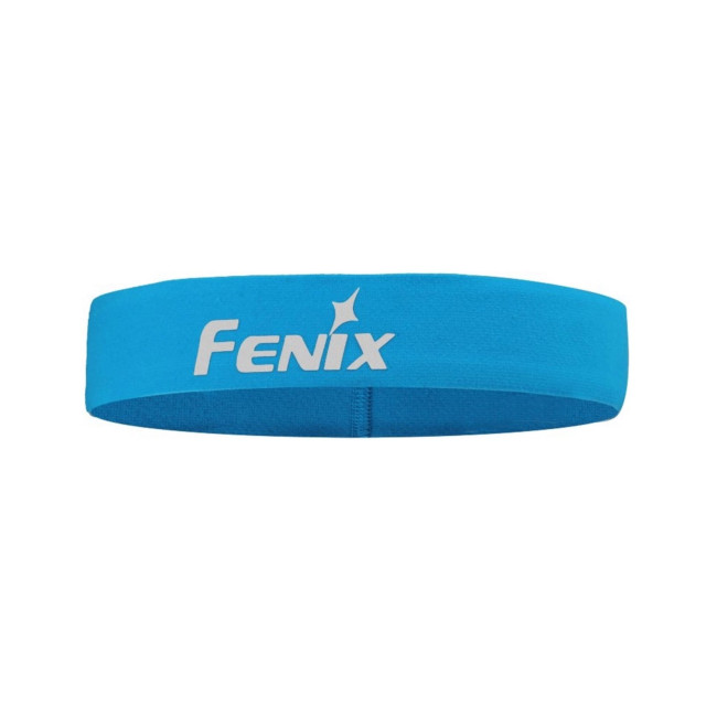 Elastyczna sportowa opaska na głowę z nylonu niebieska - Fenix