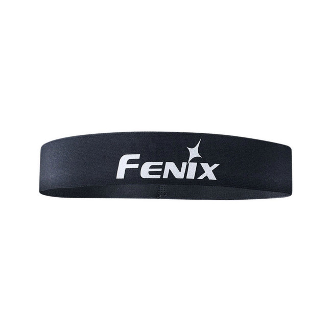 Elastisches Sport-Stirnband aus schwarzem Nylon - Fenix