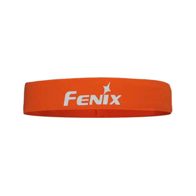 Elastische sport hoofdband van nylon oranje - Fenix