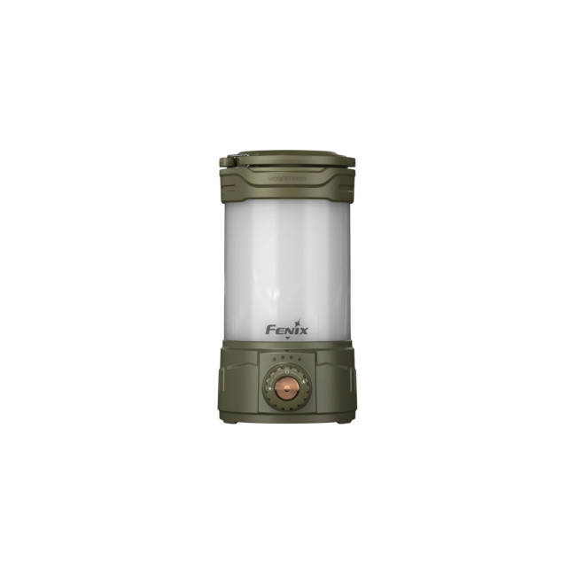 Tragbare multifunktionale Campinglaterne grün - 650 Lumen - Fenix