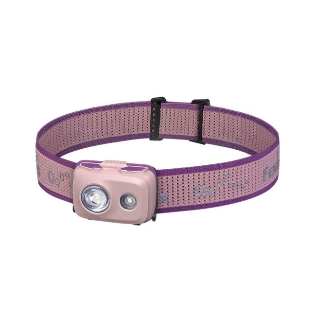 Lampe frontale trail et running rose - 450 Lumens - Fenix