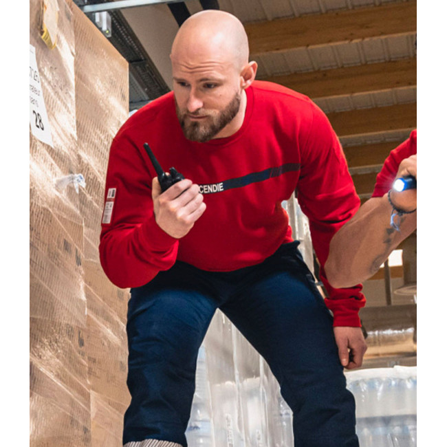 Sécu-One Feuerwehr-Sweatshirt rot - A10 Equipment
